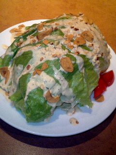 ドーム型レタスサラダ